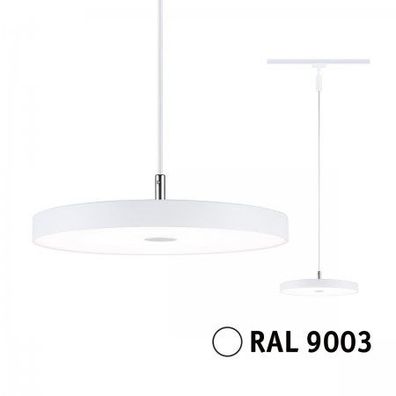 Paulmann 94901 URail LED Pendel Hildor 3-Step-Dim 3000K Signalweiß RAL 9003