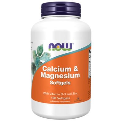 Now Foods, Calcium & Magnesium Softgels, 120 Weichkapseln