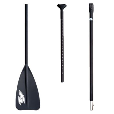 F2 SUP Paddle Basic Alu 3 tlg 180-235cm black