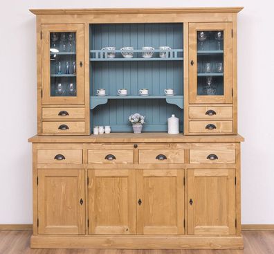 Buffetschrank braun Massivholz Buffet Landhaus