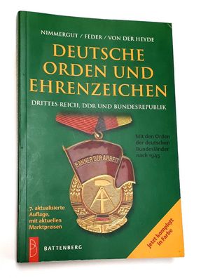 Deutsche Orden und Ehrenzeichen - Drittes Reich, DR und Bundesrepublik 1933 bis heute