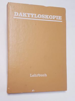 Lehrbuch - Die Daktyloskopie