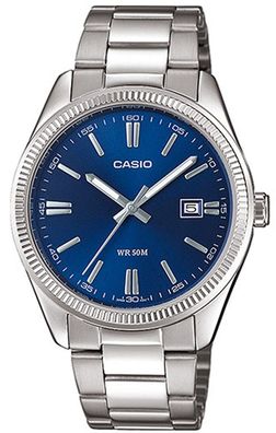 Casio Collection Analog Herrenuhr Edelstahl silbern MTP-1302PD-2AVEF