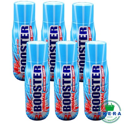 6x Booster Gut&Günstig Getränkesirup Sirup Konzentrat Sprudler 500ml Soda Limo