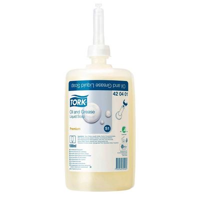 6x TORK 420401 Premium Industrie Flüssigseife 1,0 l