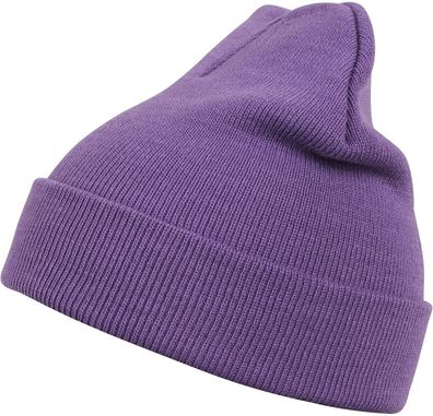 MSTRDS Beanie Beanie Basic Flap Purple