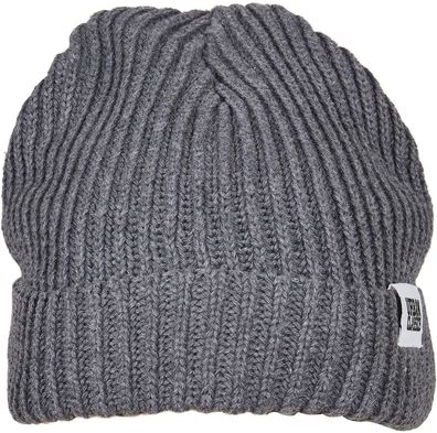 Urban Classics Beanie Recycled Yarn Fisherman Beanie Asphalt Grey