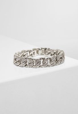 Urban Classics Armband Big Bracelet With Stones Silver