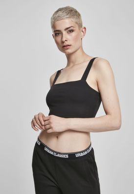 Urban Classics Female Shirt Ladies Cropped Top Black