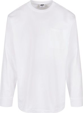 Urban Classics Heavy Oversized Pocket Longsleeve White