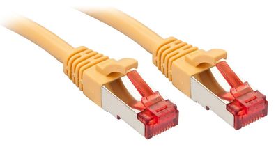 Lindy 47761 Cat6 S/FTP Kabel, gelb, 0.50m Patchkabel