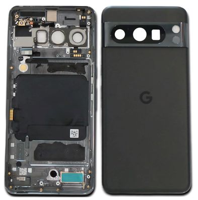 Original Google Pixel 8 Pro Gehäuse GC3VE Akkudeckel Obsidian Gut