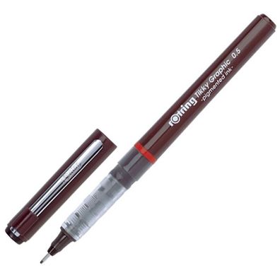 rotring 1904752 Tikky Graphic Faserschreiber Strichstärke 0,2 mm