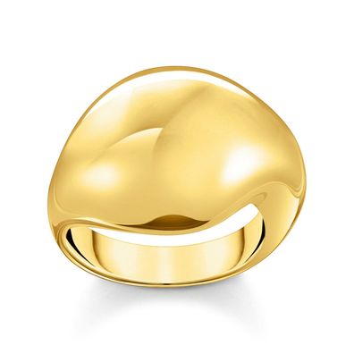 Thomas Sabo Schmuck Damen-Ring Tropfen Goldfarben TR2470-413-39