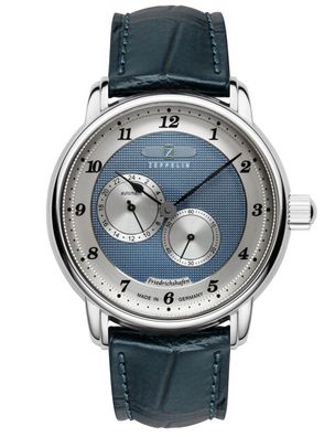 Zeppelin Herrenuhr Automatik Friedrichshafen Blau 8568-3