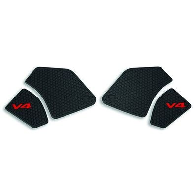 DUCATI Performance Grip Pads Tank V4 schwarz Seitlicher Tankschutz 97480211AB