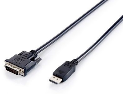 Equip 119336 Equip Displayport->DVI(24 + 1) St/St 2.0m 1920x1200/60Hz sw Polybeutel