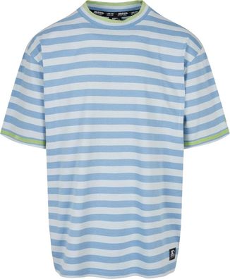 Starter Black Label Fresh Stripes Tee Horizonblue/Icewaterblue