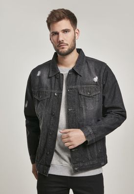 Southpole Jacke Basic Trucker Jacket Black Sand