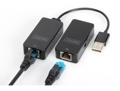 Digitus DA-70141 USB 2.0 Extender-Set PoE geeignet schwarz(S)