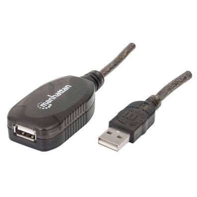 Manhattan 150958 Manhattan USB-Repeater Kabel USB 2.0 A -> A St/Bu 20.00m si retail