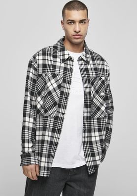 Southpole Hemd Checked Woven Shirt Black/White