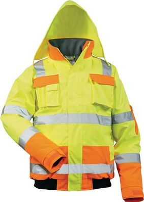 Warnschutz-Pilotenjacke Mats Gr.L gelb/orange Safestyle