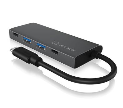 RaidSonic 60709 Raidsonic IB-HUB1428-C31 4 Port USB 3.1 Type-C Hub