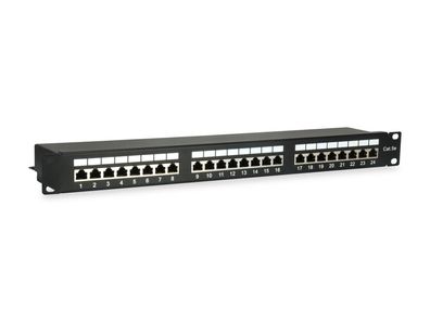 Equip 327425 Equip Patchpanel 24x RJ45 Cat5e 19" 1HE schwarz