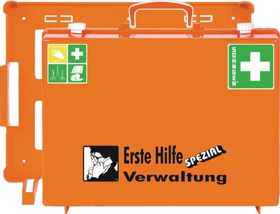 Erste Hilfe Koffer Beruf Spezial Verwaltung B400xH300xT150ca. mm orange Söhngen