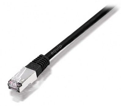 Equip 605599 equip Patchkabel RJ45 S/FTP Cat6 20.00m schw (SSTP)PIMF HF