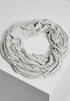 MSTRDS Schal Wrinkle Loop Scarf Lightgrey