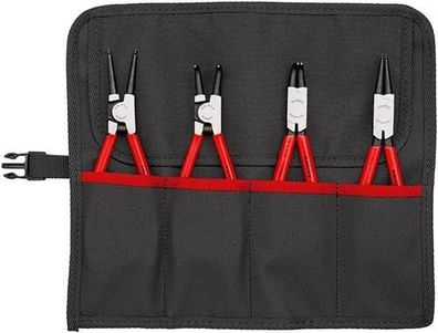 Sicherungsringzangensatz 4-tlg. in Rolltasche 19-60mm KNIPEX