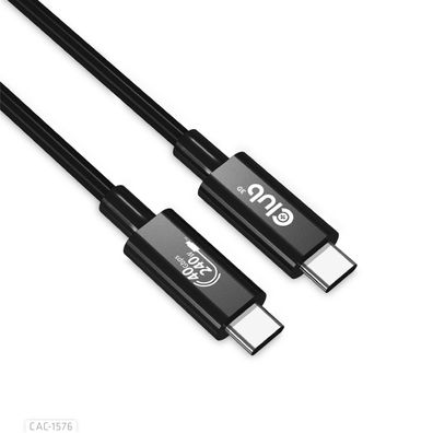 Club 3D CAC-1576 Club3D Kabel USB 4 Typ C PD 240W / 8K / 40Gbps 1m St/St retail