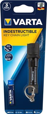 VARTA 16701101421 Taschenlampe "Indestructible Key Chain", inkl. 1 x AAA(S)