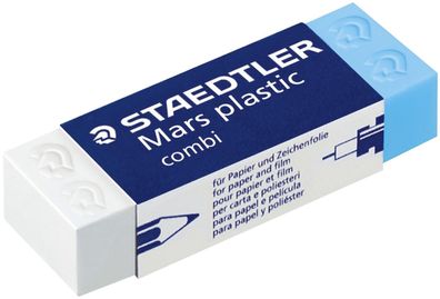 Radierer Mars Plastic weiß-bla