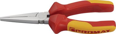 Langbeckzange Gesamt-L.160mm Zange verchr. lang, l. VDE Mehrkomp.-Hüllen PROMAT