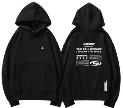 ATEEZ World Tour The Fellowship: Break The Wall Europe Exclusive Hoodie Size: L