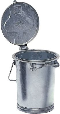 Mülleimer 35l Stahlbl. TZN m. Bügel