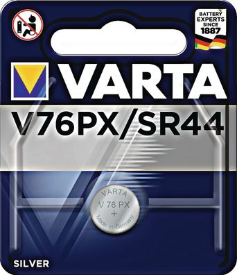 Knopfzelle Electronics 1,55 V 145 mAh SR44 11,6x5,4mm VARTA