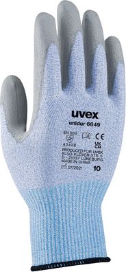 Uvex Schutzhandschuhe Unidur 6649 60516 (60516) 10 Paar