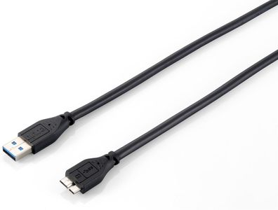 Equip 128397 Equip USB Kabel 3.0 A -> Micro-B St/St 1.80m Polybeutel