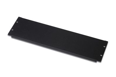 Digitus 19" Blindplatte, 3 HE, schwarz (RAL 9005)