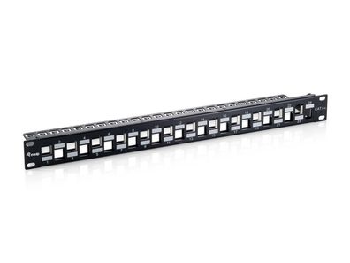 Equip 769324NEUEVERSION Equip Patchpanel 24x RJ45 Cat6a 19" 1HE Keystone