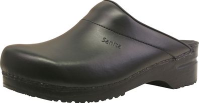 Sanita Damen Offener Clog Original-Karl Pu Open Black