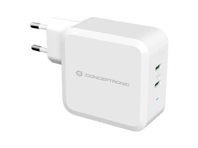 Conceptronic ALTHEA08W Conceptronic Ladegerät 2Port 100W,1xUSB-C/1xUSB-A PD weiß