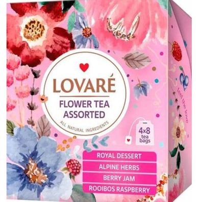 Lovare Blumentee Assortie in Teebeutel 32 * 1,5g