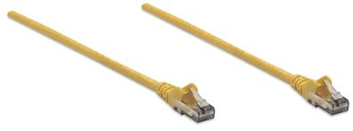 Intellinet 343787 Intellinet Patchkabel RJ45 U/UTP Cat6 10m Hebelschutz gelb