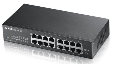 Zyxel GS1100-16-EU0103F Switch 16 Port Gigabit Unmanaged Switch