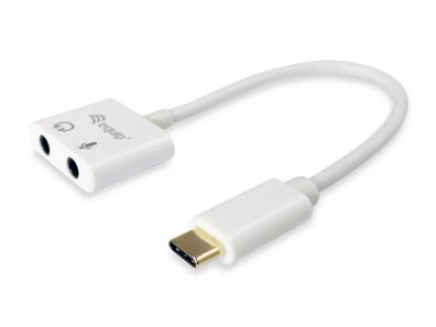 Equip 133460 Equip Adapter USB-C -> Audio 2x3-Pin 3.5mm St/Bu 0.15m ws